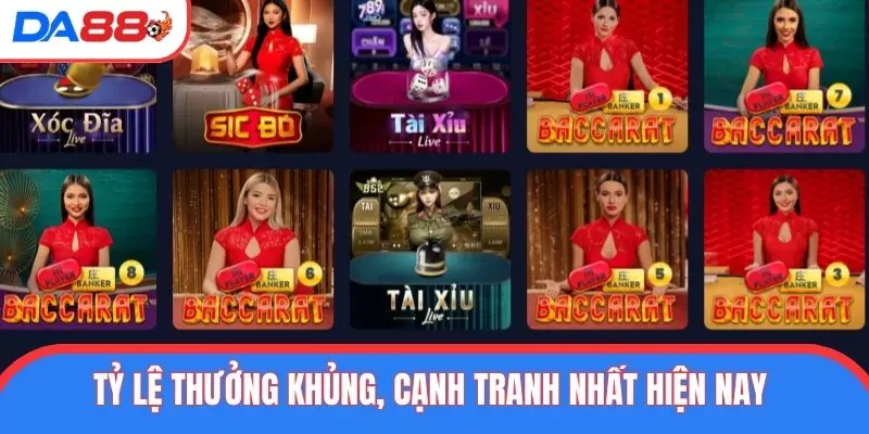 Tỷ lệ thưởng khủng, cạnh tranh nhất hiện nay 